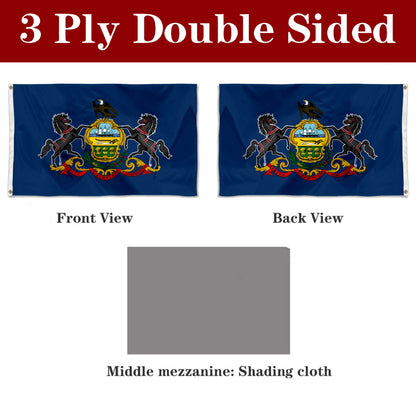 Fyon Pennsylvania Flag Banner