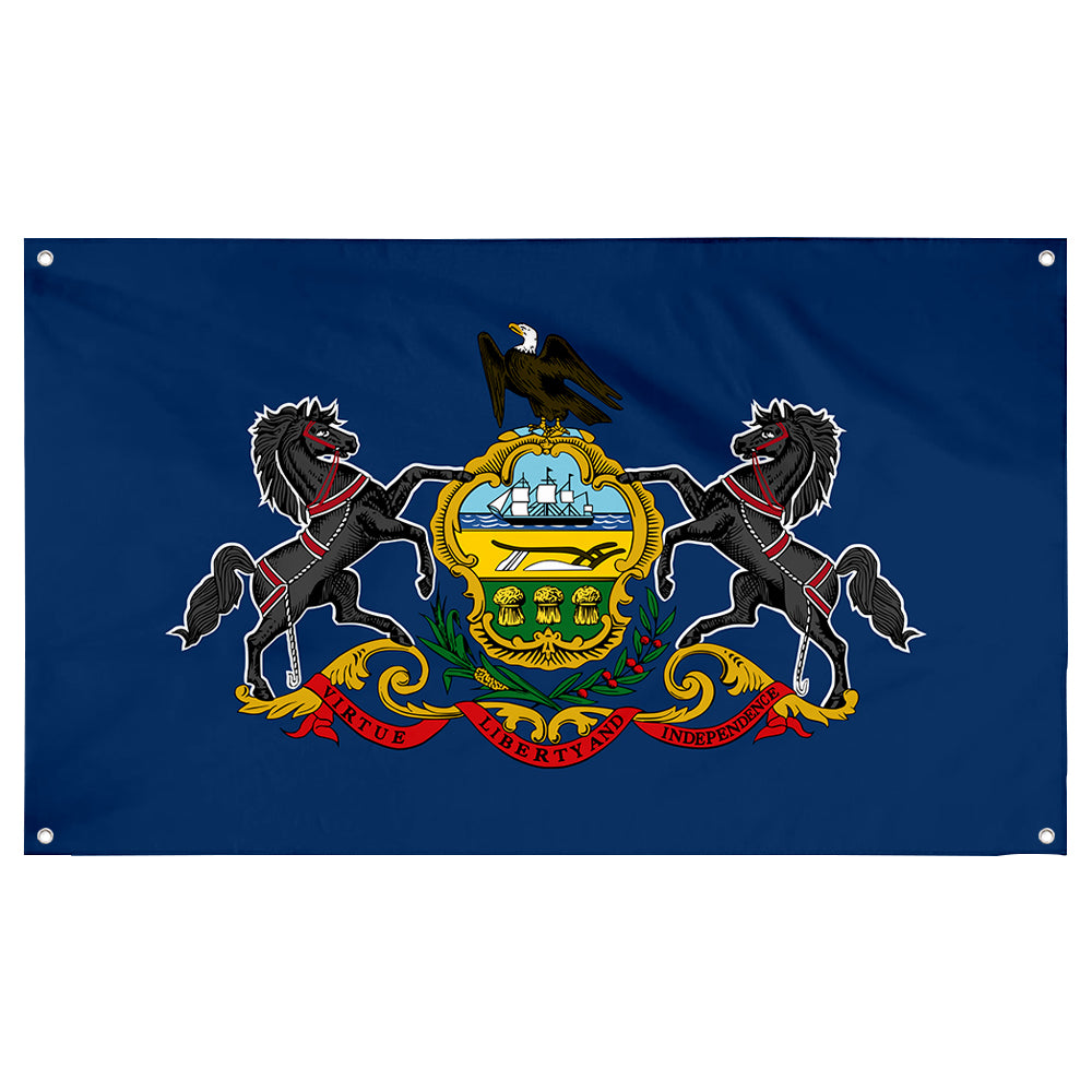 Fyon Pennsylvania Flag Banner