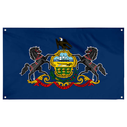 Fyon Pennsylvania Flag Banner