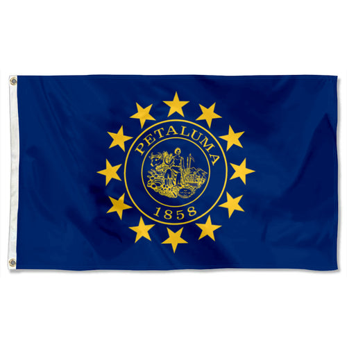 Fyon Double-sided Petaluma, California Flag Banner