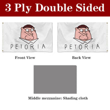 Fyon Double-sided Petoria Flag Family Guy Peter Griffin Flag Banner