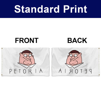 Fyon Double-sided Petoria Flag Family Guy Peter Griffin Flag Banner