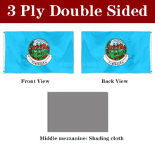 Fyon Double-sided Phuket Province, Thailand Flag Banner