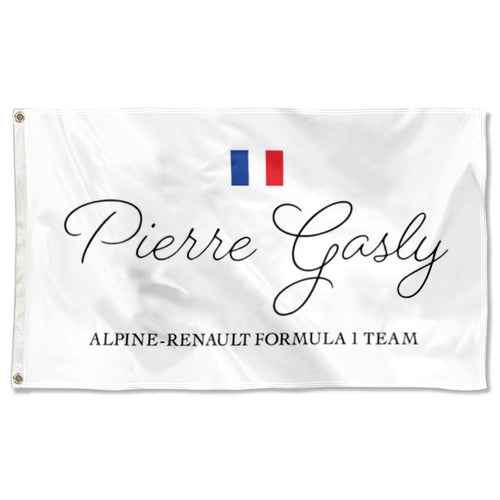 Fyon Double-sided Pierre Gasly Shirt with Grommet Flag Banner