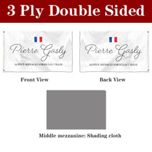 Fyon Double-sided Pierre Gasly Shirt with Grommet Flag Banner