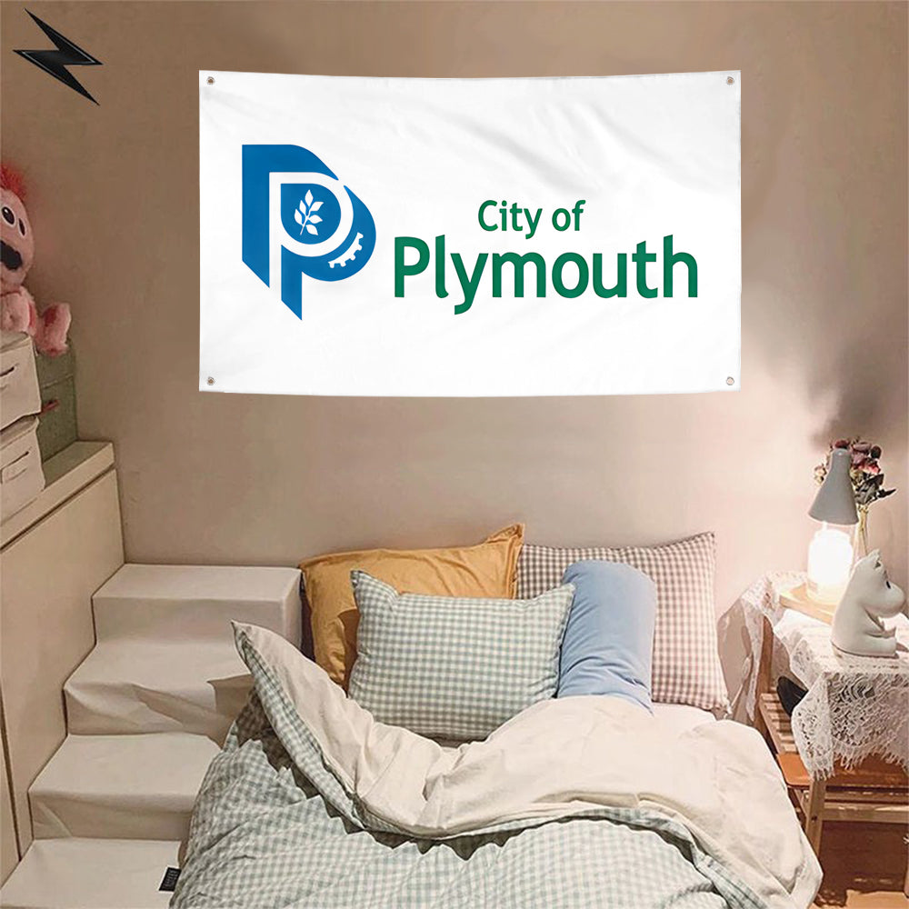 Fyon Plymouth, Minnesota Flag Banner