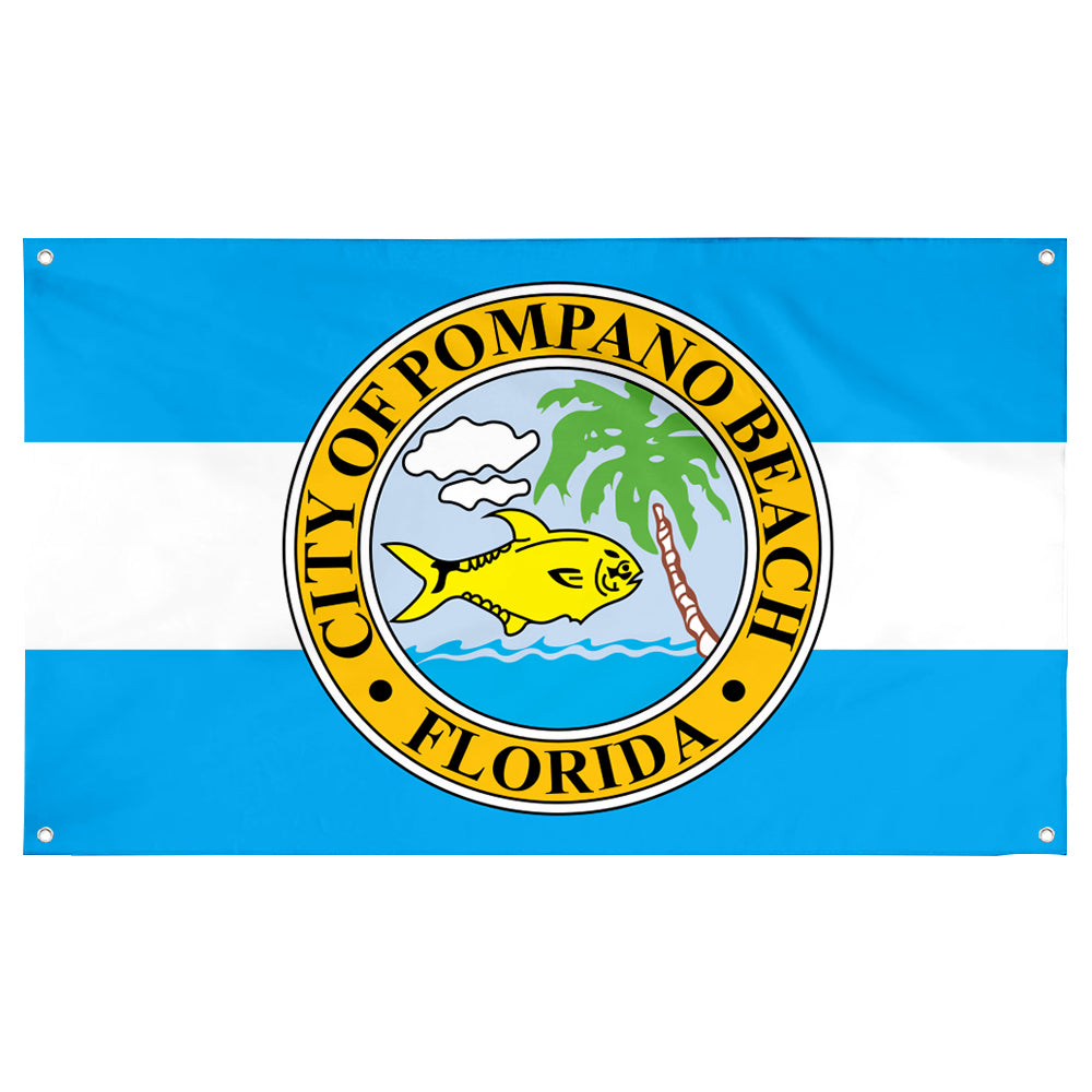Fyon of Pompano Beach flag, Florida banner