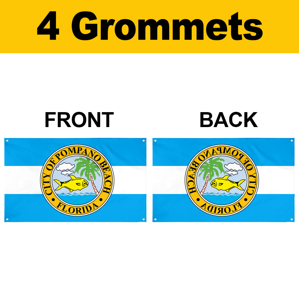 Fyon of Pompano Beach flag, Florida banner