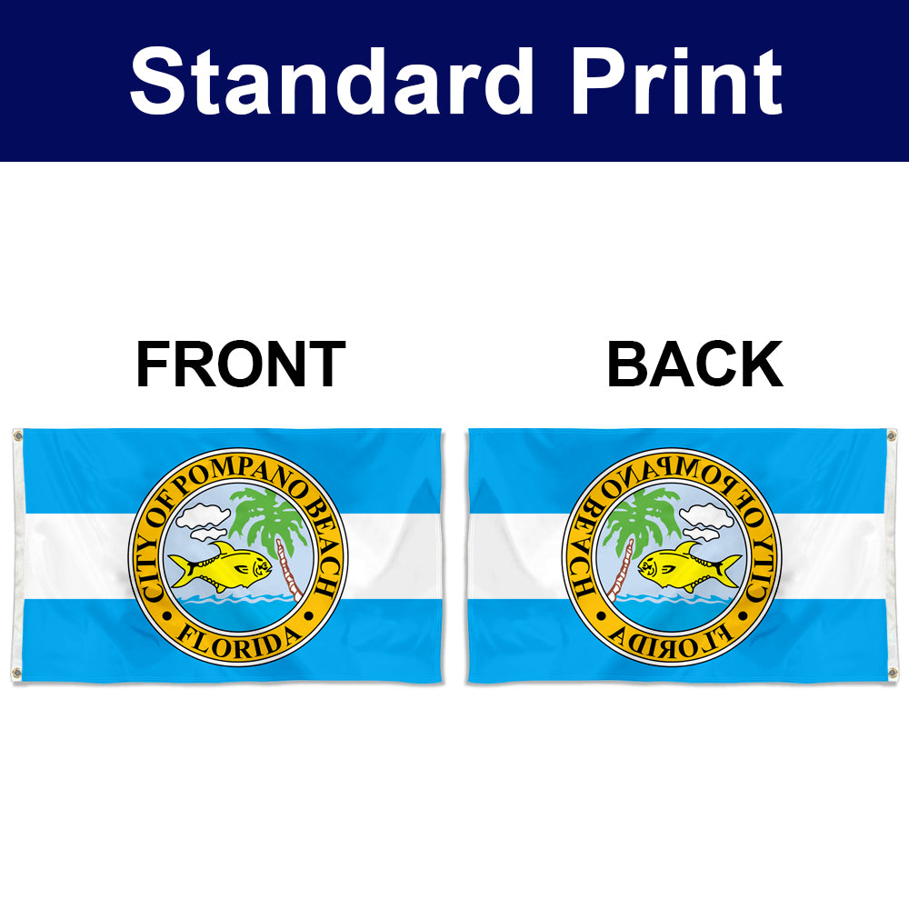 Fyon of Pompano Beach flag, Florida banner