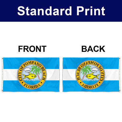 Fyon of Pompano Beach flag, Florida banner