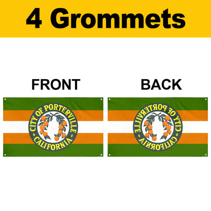 Fyon Porterville, California Flag Banner