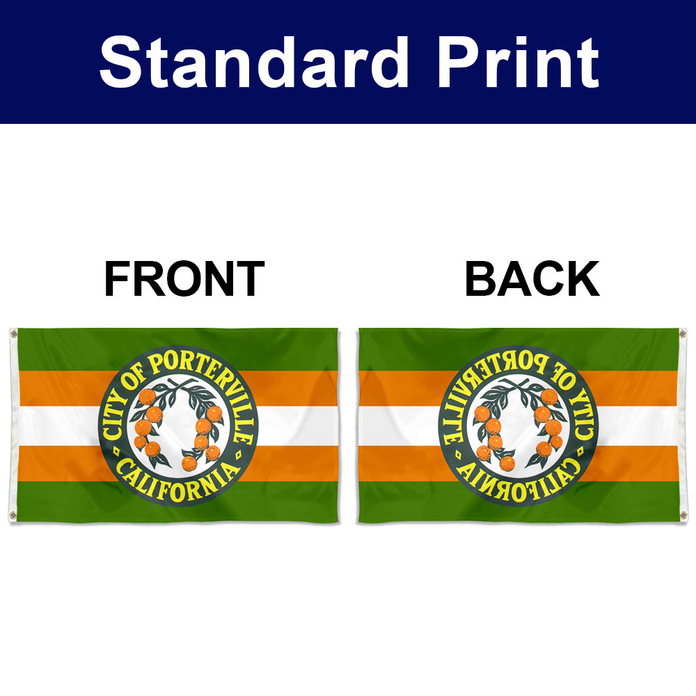 Fyon Porterville, California Flag Banner