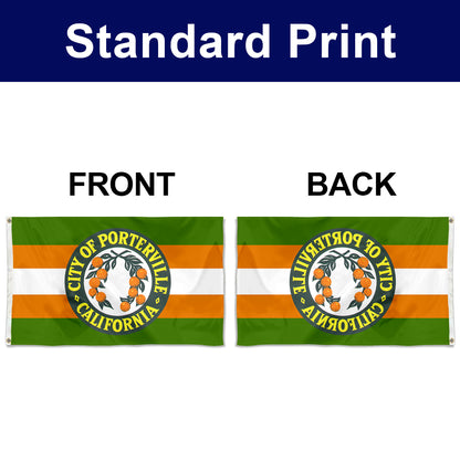 Fyon Porterville, California Flag Banner