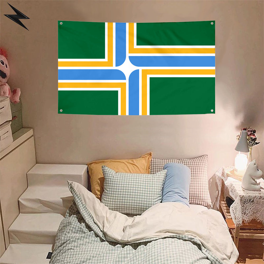 Fyon Portland, Oregon Flag Banner
