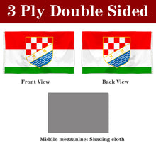 Fyon Double-sided Posavina, Bosnia Flag Banner