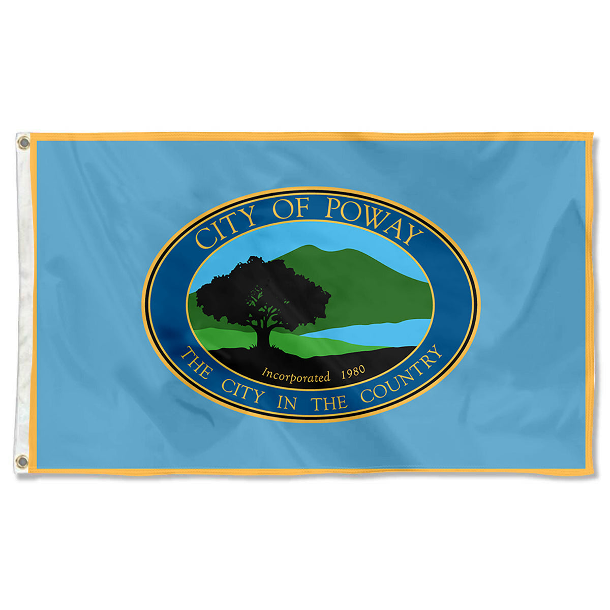 Fyon Poway, California Flag Banner