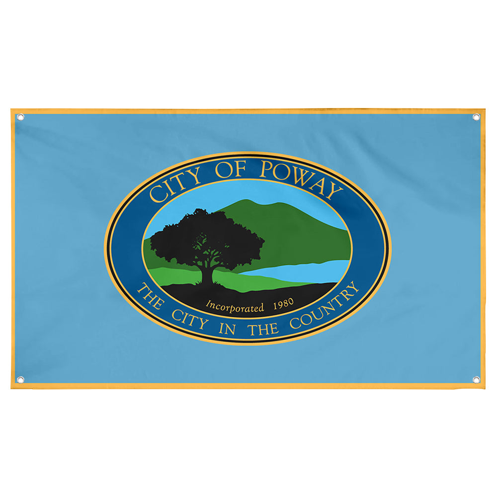 Fyon Poway, California Flag Banner