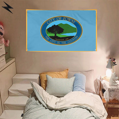Fyon Poway, California Flag Banner