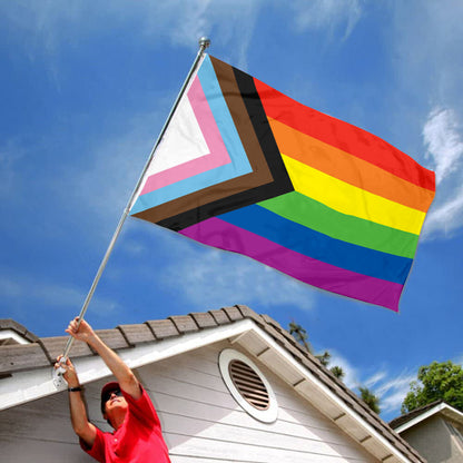 Fyon LGBTQ Progress Pride Flag Banner