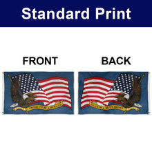 Fyon Double-sided Proud to be an American Flag Banner