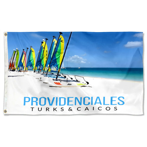 Fyon Double-sided Providenciales, Turks and Caicos Flag Banner