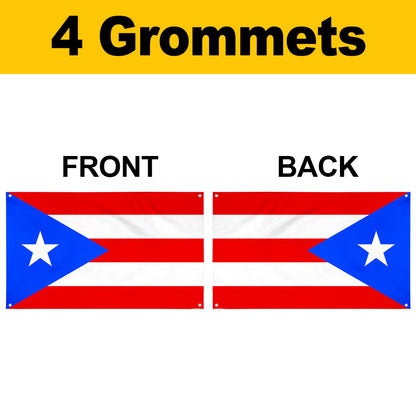 Fyon Puerto Rico Flag Banner