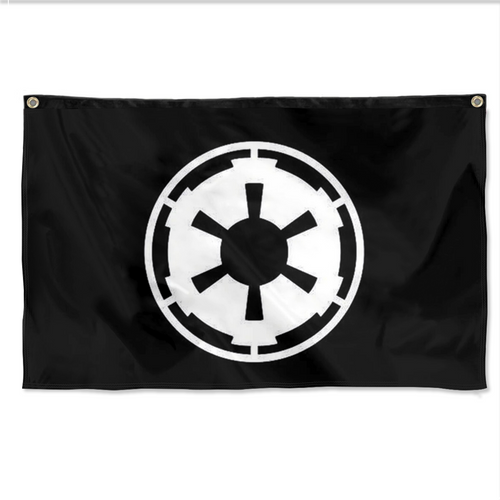 Fyon Star Wars Star Trek fans Flag Galactic Empire Flag Banner