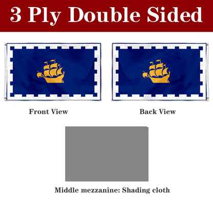 Fyon Quebec City, Canada Flag Banner