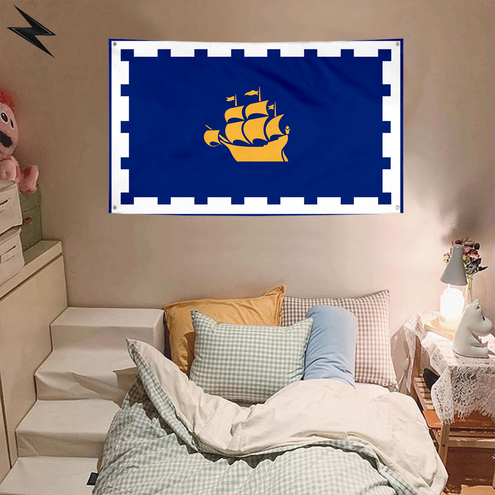 Fyon Quebec City, Canada Flag Banner