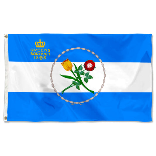 Fyon Queens County, New York Flag Banner