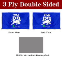 Fyon Double-sided Racing Bulls Grommet Flag Banner