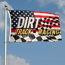 Fyon Racing Dirt Track Nascar USA Flag Bannr 2024 Flags Indoor and Outdoor Banner