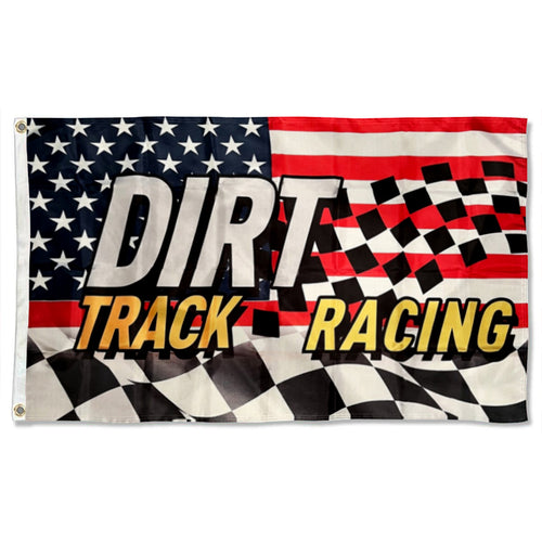 Fyon Racing Dirt Track Nascar USA Flag Bannr 2024 Flags Indoor and Outdoor Banner