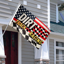 Fyon Racing Dirt Track Nascar USA Flag Bannr 2024 Flags Indoor and Outdoor Banner