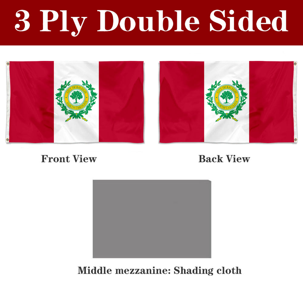 Fyon Raleigh, North Carolina Flag Banner