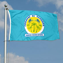 Fyon Double-sided Rangiroa, Tuamotu Islands, French Polynesia Flag Banner