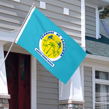 Fyon Double-sided Rangiroa, Tuamotu Islands, French Polynesia Flag Banner