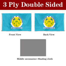 Fyon Double-sided Rangiroa, Tuamotu Islands, French Polynesia Flag Banner