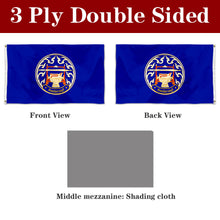 Fyon Double-sided Ratchaburi Province, Thailand Flag Banner