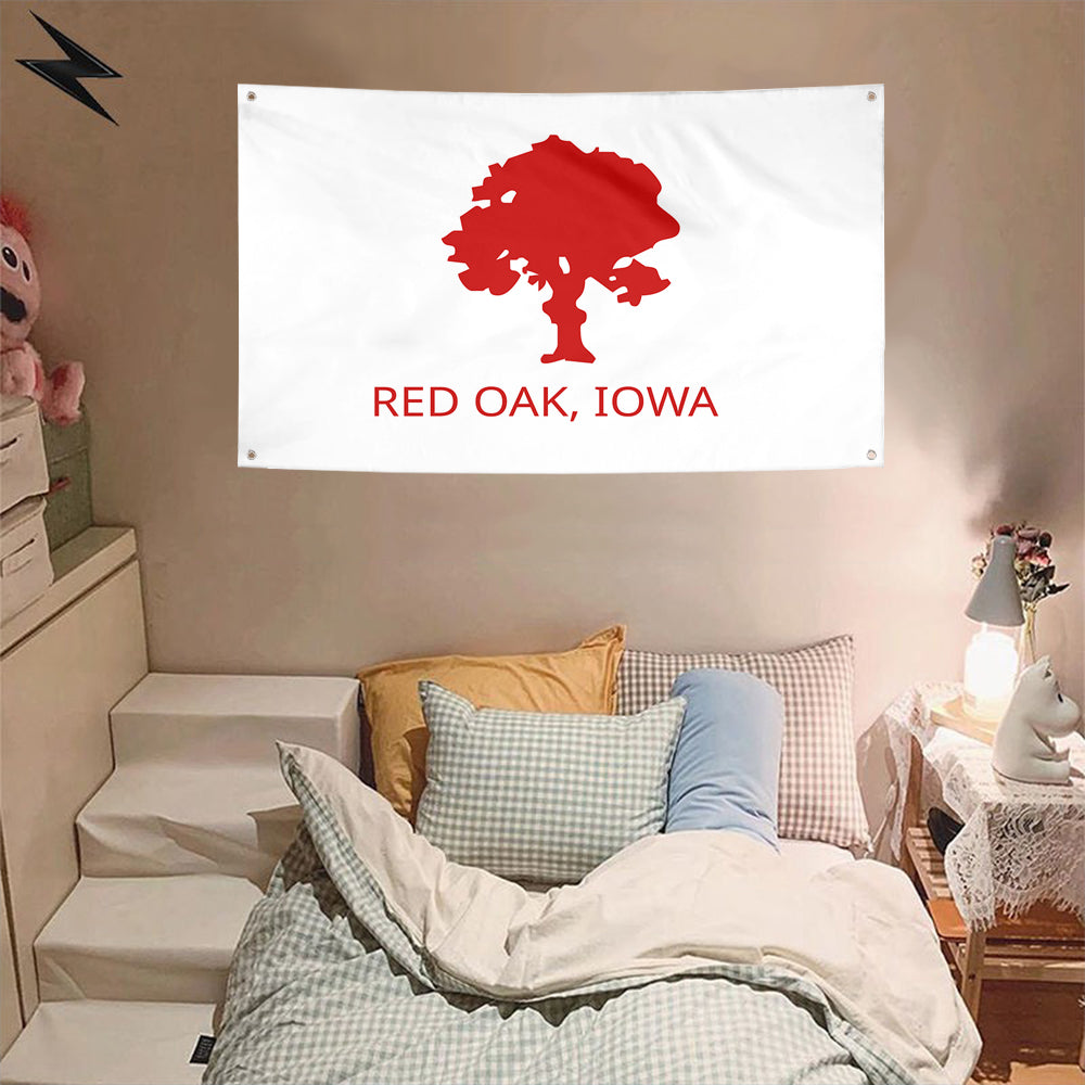 Fyon Red Oak, Lowa Flag Banner