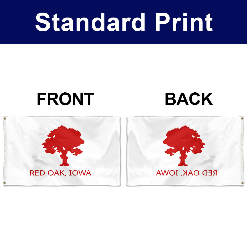 Fyon Red Oak, Lowa Flag Banner