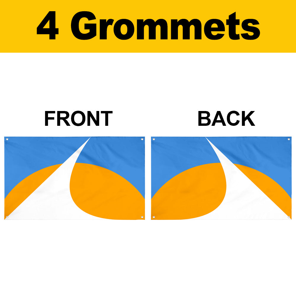 Fyon Redding, California Flag Banner