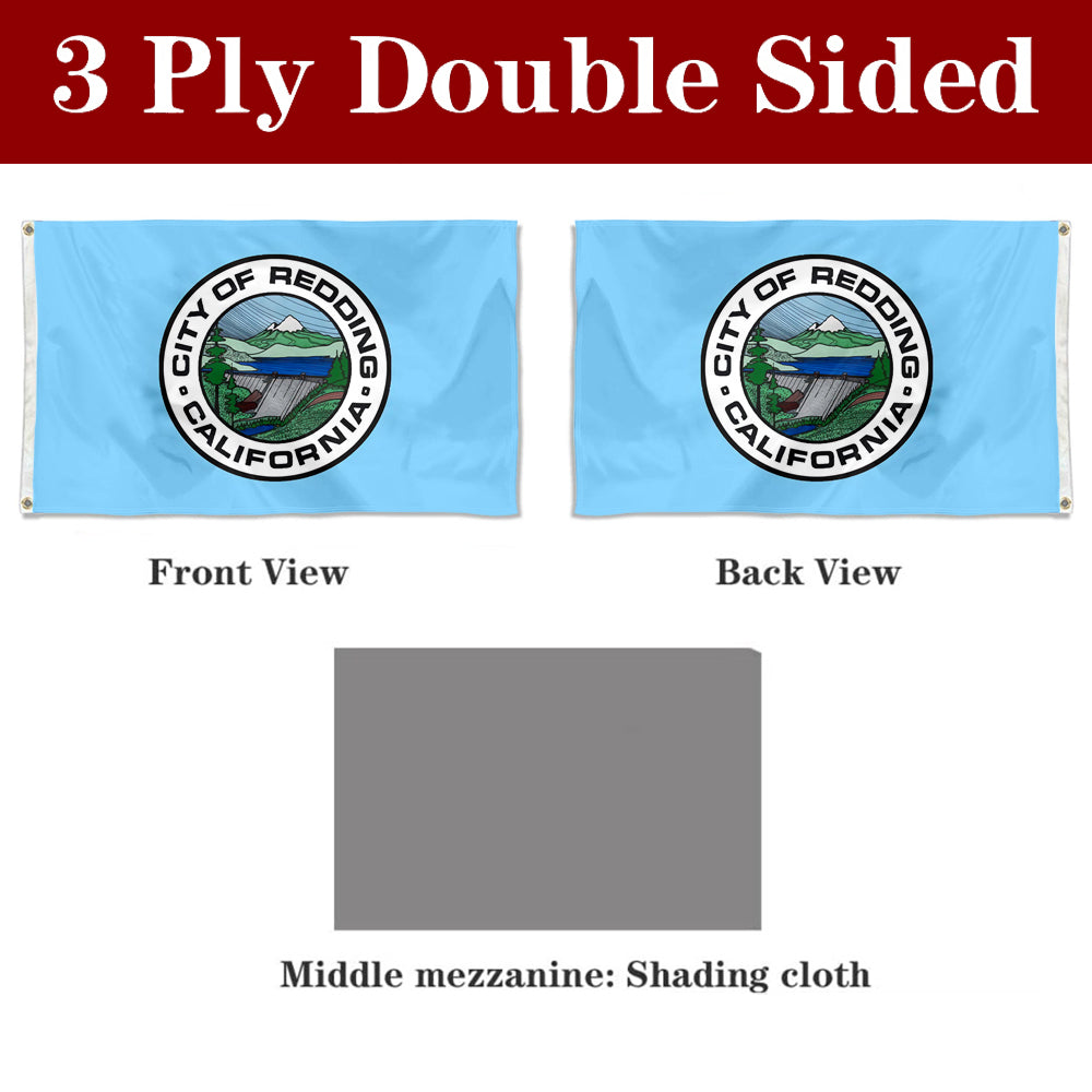 Fyon Redding, California Flag Banner (pre-2018)