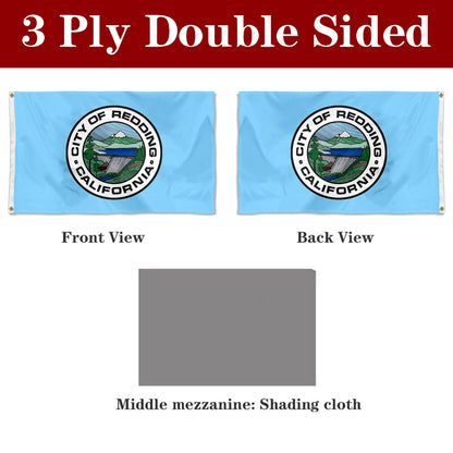 Fyon Redding, California Flag Banner (pre-2018)