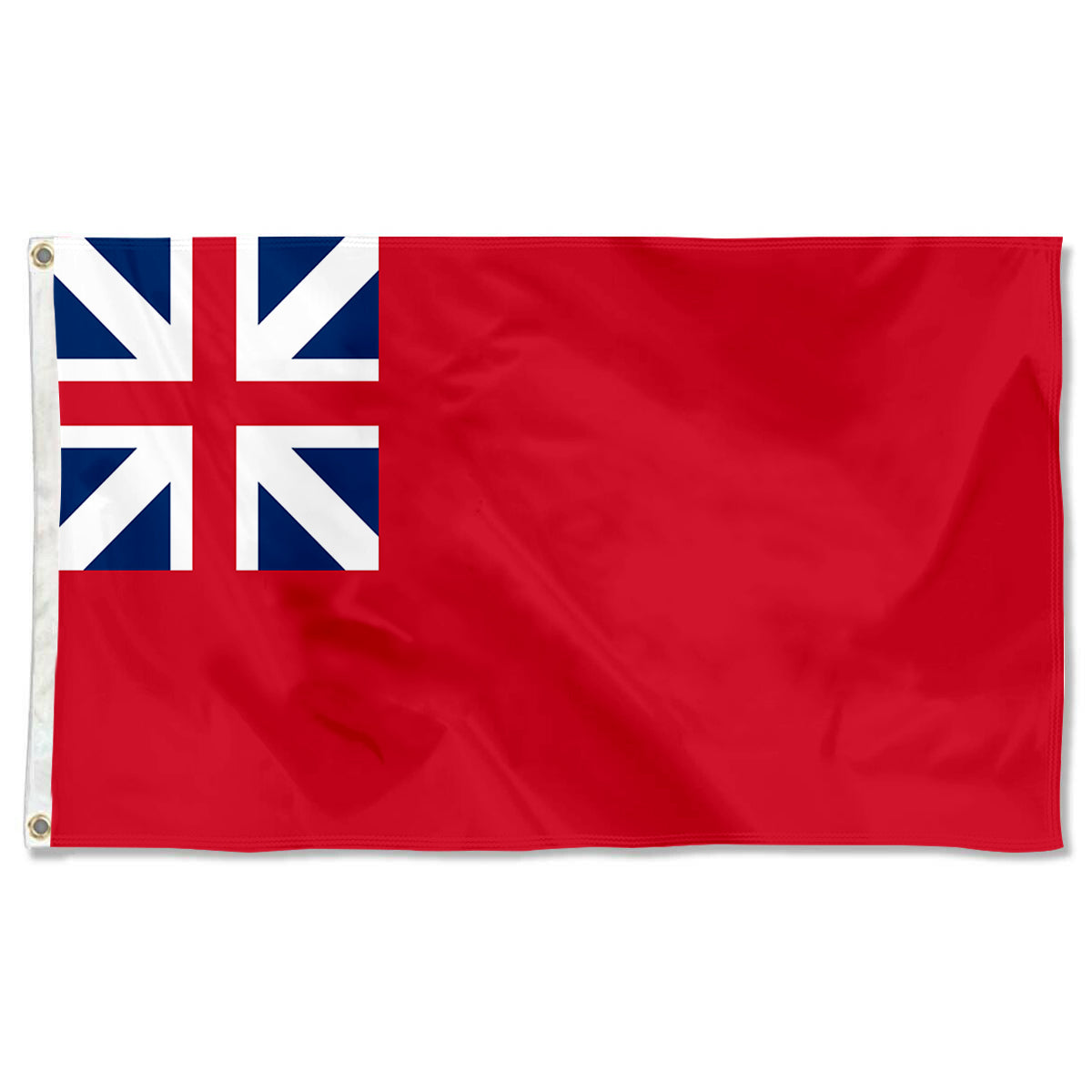 Fyon Red ensign of Great Britain (1707–1800, square canton) Flag Banner