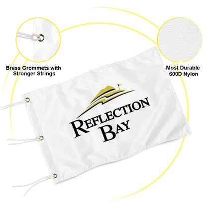 Fyon Reflection Bay Golf Club Pin Flag Banner Grommets