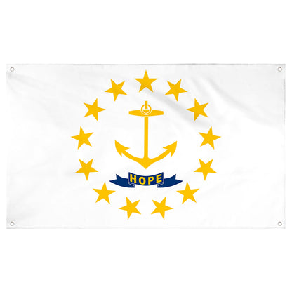 Fyon Rhode Island Flag Banner