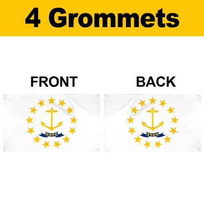 Fyon Rhode Island Flag Banner