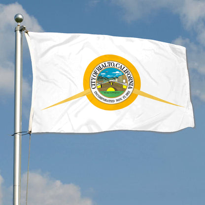 Fyon Rialto, California Flag Banner