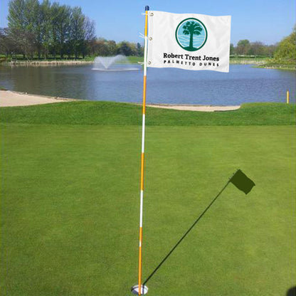 Fyon Robert Trent Jones RTJ Palmetto Dunes Golf Pin Flag Banner Grommets